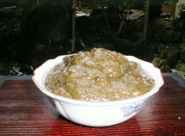 モズクは、酢の物ばかりじゃなく、雑炊も美味しいよ d(^-^)ネ!