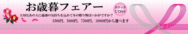 お歳暮特集