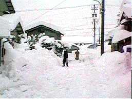 屋根雪おろすぞ～